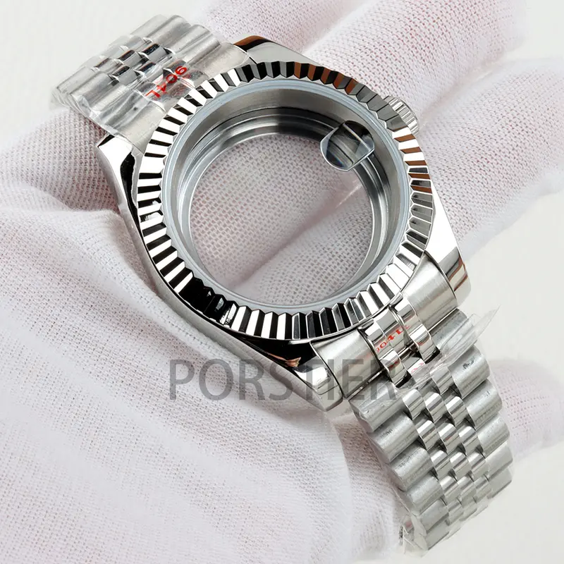 36/39mm Nh35 Watch Case 20mm Width Jubilee Strap Solid 316L Stainless Steel for Datejust NH35 Nh36 Movement 28.5mm Dial Parts - Image 22