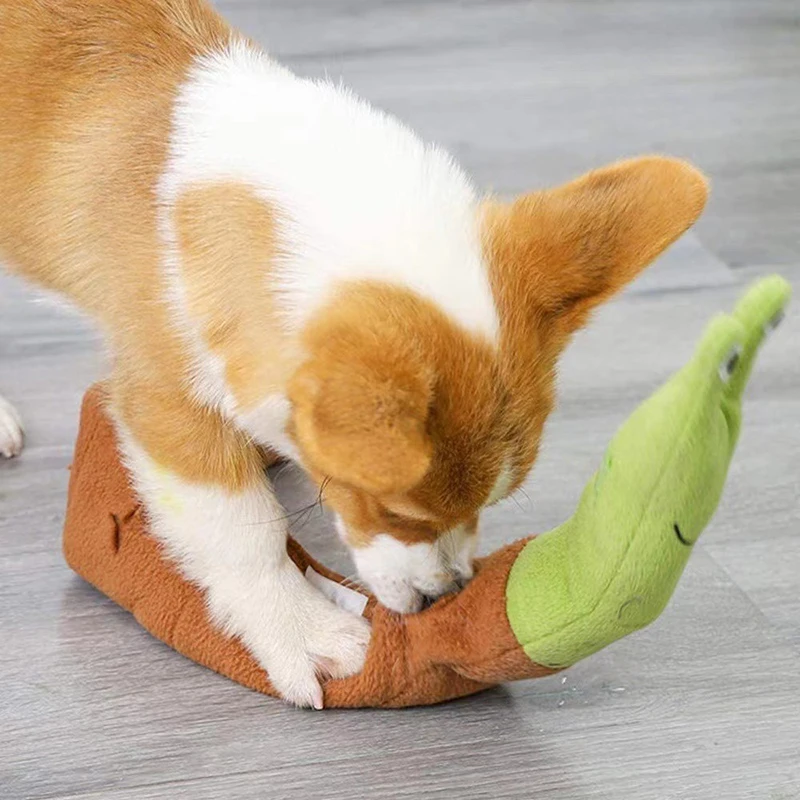 Interactive Squeaky Sniffing Dog Toy 4
