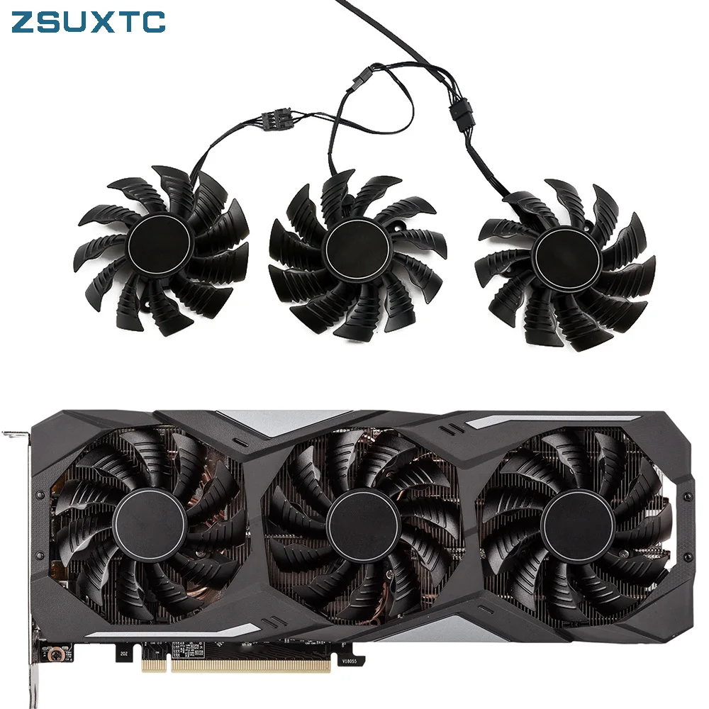 87Mm Pla09215S12H 0.55A Rtx 2070 2080 Super 2080 Ti Ventola Di Raffreddamento Per Gigabyte Rtx 2070Super Rtx2080 Rtx2080Ti Ventole Della Scheda Grafic