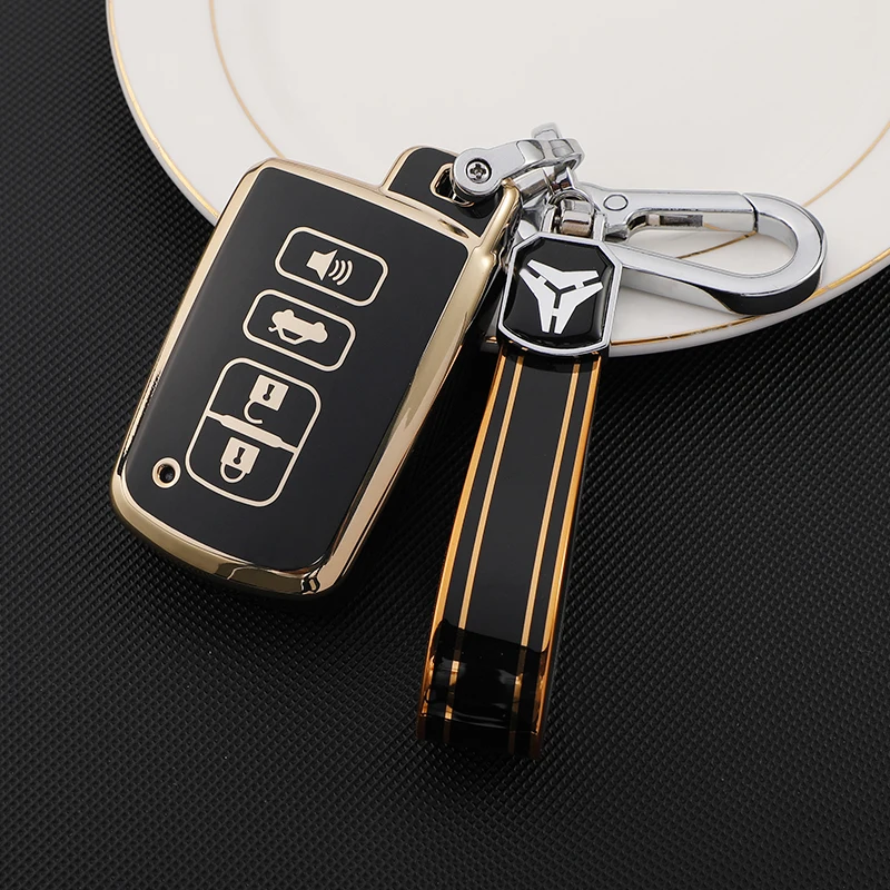 

TPU Car Remote 4 Button Key Case Cover Shell Fob for Toyota Avalon Camry Corolla RAV4 Highlander Auris CHR Land Cruiser