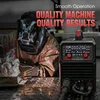 YESWELDER MIG-205DS MIG Welder, 200Amp 110/220V Dual Voltage MIG Welding Machine, 5 in 1 Gas MIG/Flux Core MIG/Spool 4