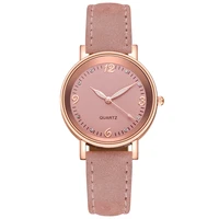 Fashion Arabic Dial Women's Watch Casual Leather Band Analog Quartz Watches 5
