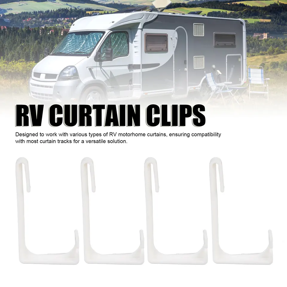 RV Motorhome Curtains Holder Kit With Screwdriver Motorhomes Curtain Hold  Down For Caravan Camping Car Campervan Accessories - AliExpress, image size:960x960