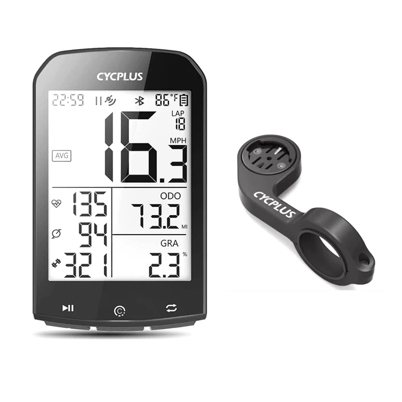

Велосипедный GPS-компьютер CYCPLUS M1, велосипедный спидометр, уличная спортивная скорость, Измерение частоты вращения педалей, компьютерное крепление