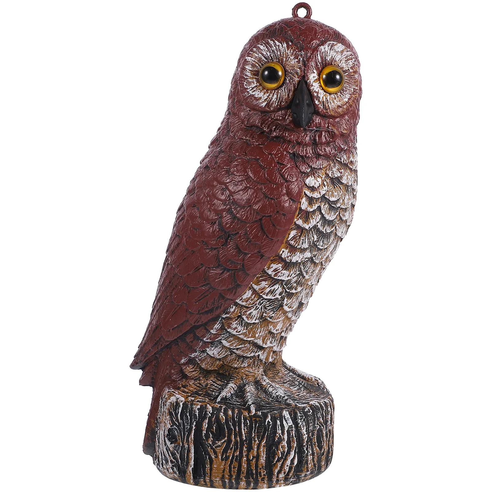 

Simulation Owl Plastic Lures Lawn Ornaments Bird Deterrent Home Decor Garden Bathroom Decorations Reflective Fake