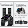 ECG+PPG Bluetooth call AMOLED full touch screen smart watch men's women watch sport heart rate fitness waterproof 2.04"368*448 2