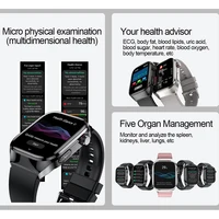 ECG+PPG Bluetooth call AMOLED full touch screen smart watch men's women watch sport heart rate fitness waterproof 2.04"368*448 2