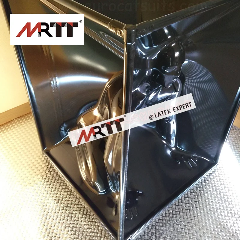 Latex fetish hood sexy bodysuit submissive latex Bag Fetish latex hood Body Bag Vacuum Bed restraint