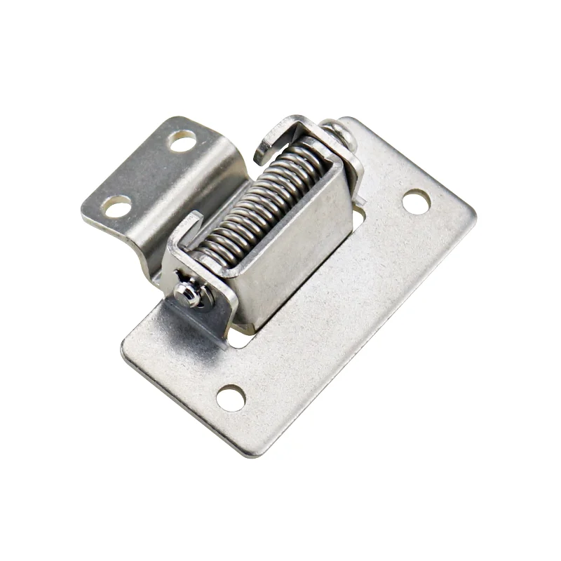 90-Degree Rotating Automatic Reset Closing Hinge Stainless Steel or Iron Spring Hinge for Electrical Cabinet Doors