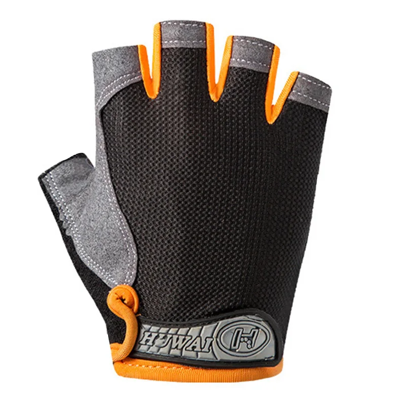 Half Finger Outdoor Cycling Anti Slip Anti Sweat Men Women Half Finger Gloves Breathable Anti Shock Sports Gloves 3