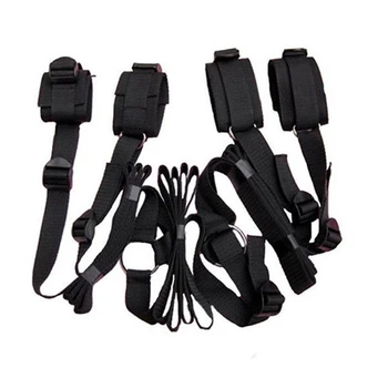 BDSM Set Adult Sex Toys For Women Couples Under Bed Restraint Bondage Gear Handcuffs Ankle Cuffs Slave Fetish Sexy Accessories 3
