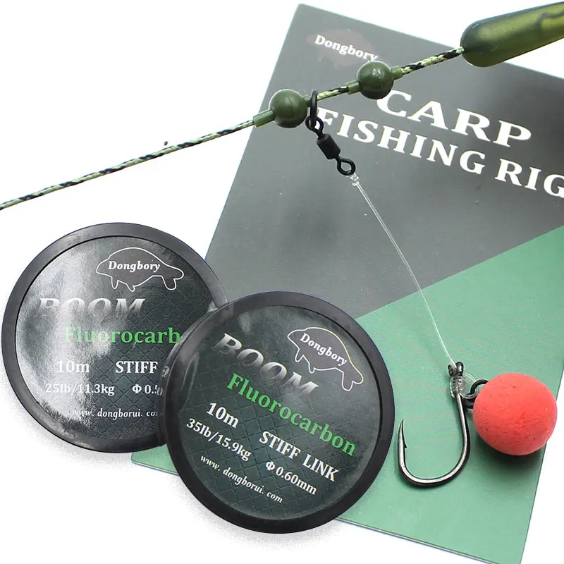 Fluorocarbon Carp Rigs 100cm Carp Fishing Fluorocarbon Line For
