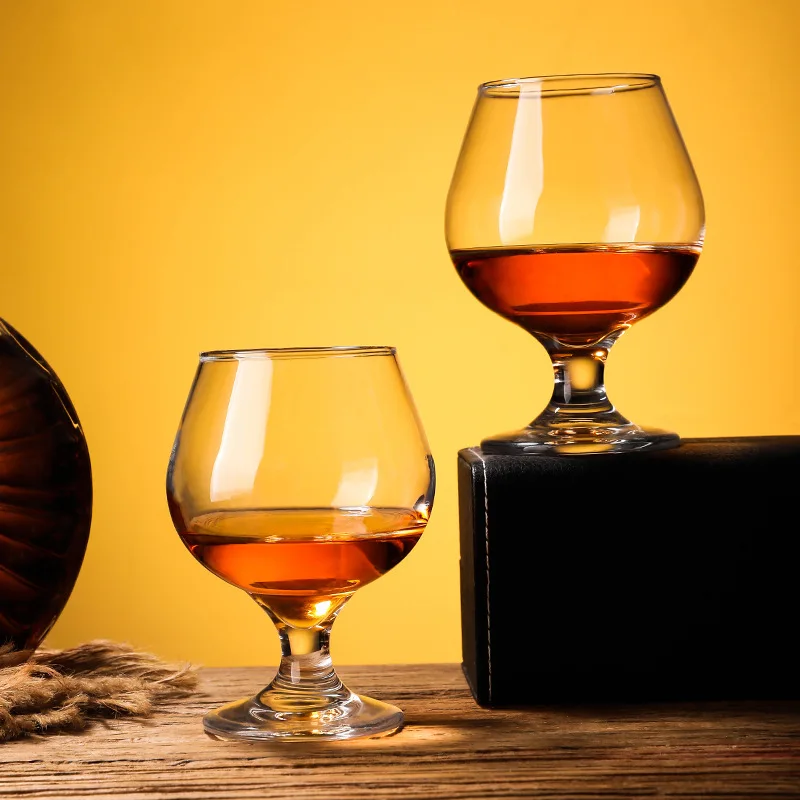 Glass Whiskey Wine Cup Set Small Brandy Short Feet High Feet Red Wine Cup Beer 2pcs whiskey glass drinking glasses set