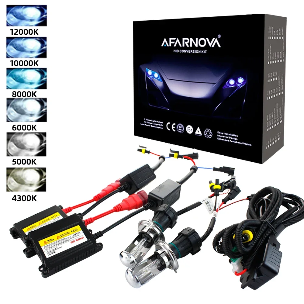 Xenon H7 35W 55W Slim Ballast kit HID Xenon Headlight bulb 12V H1 H3 H11 h7  xenon hid kit 4300k 6000k Replace Halogen Lamp