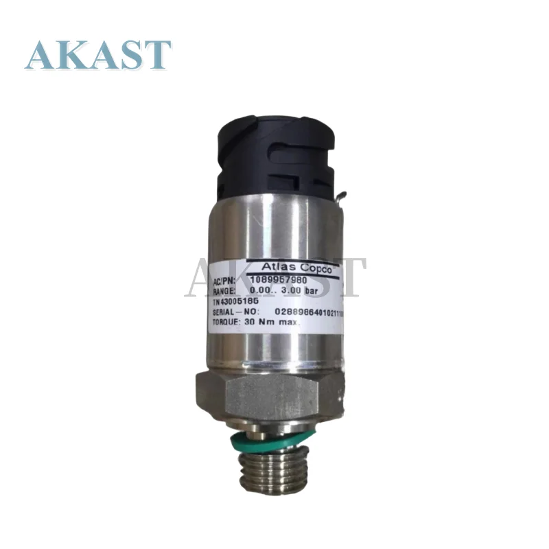 Sensor de Pressão do Compressor de ar para Atlas Copco Transmissor 40nm 1089957980 1089-957960 1089-957980