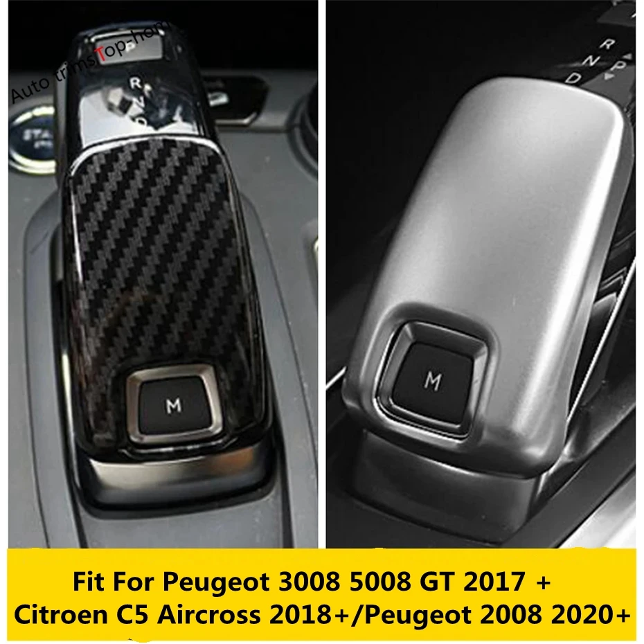 Pomello Del Cambio Copertura Della Testa Trim Per Peugeot 3008 5008 Gt 2017 - 2023 / Citroen C5 Aircross 2018 - 2023 / Peugeot 2008 2020-2023