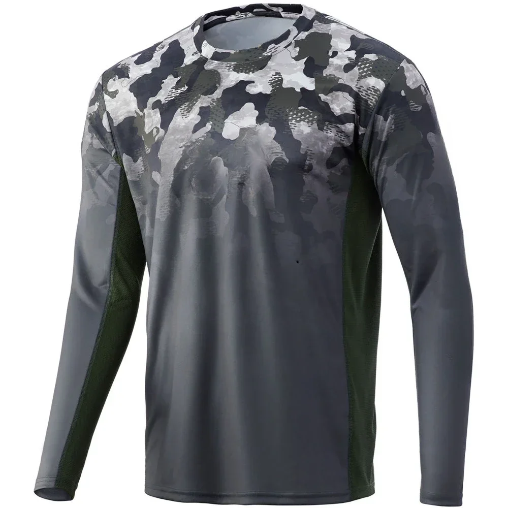 Fish Tops Wear Man's Long Sleeve Fishing Shirts Camisa UV Protection T-Shirts UPF50+ Apparel Replica Jersey