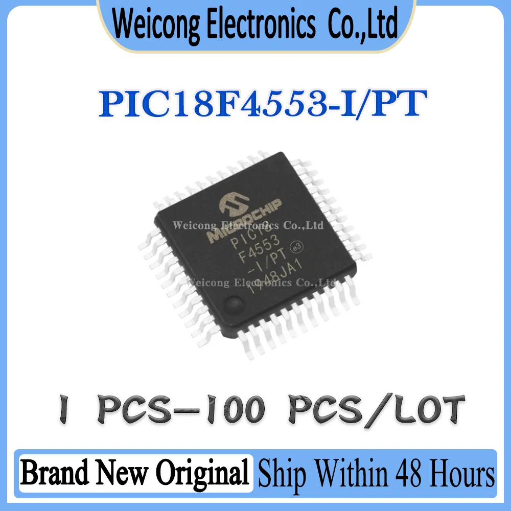 

New Original PIC18F4553-I/PT PIC18F4553-I PIC18F4553 PIC18F PIC18 PIC IC MCU Chip TQFP-44