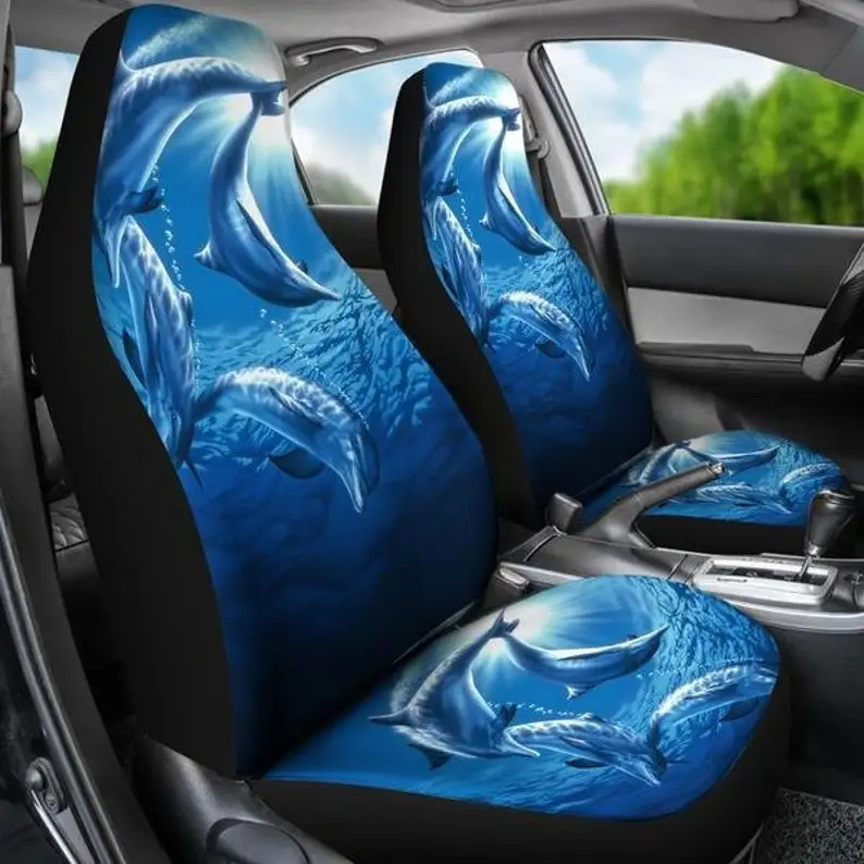 Dolphin Car Seat Covers. Great Gift Idea For Dolphin Lovers.auto Parts