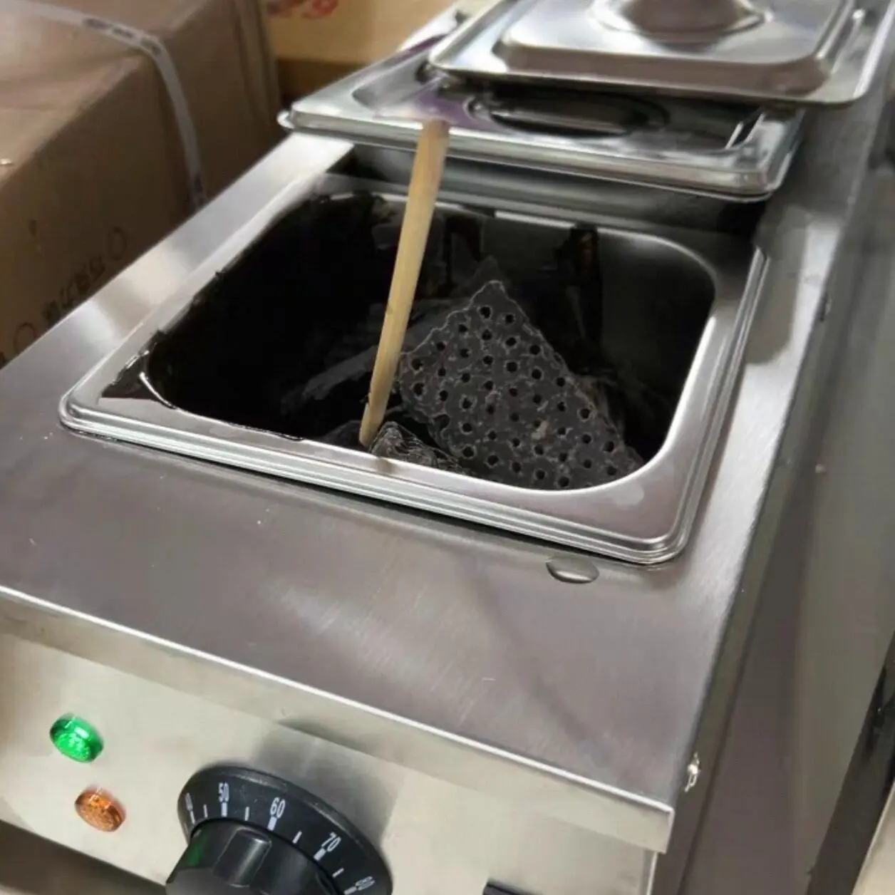 Chocolate Tempering Machine Stainless Steel Electric Commercial Food Warmer For Chocolate/Milk/Cream Melting And Heating 1