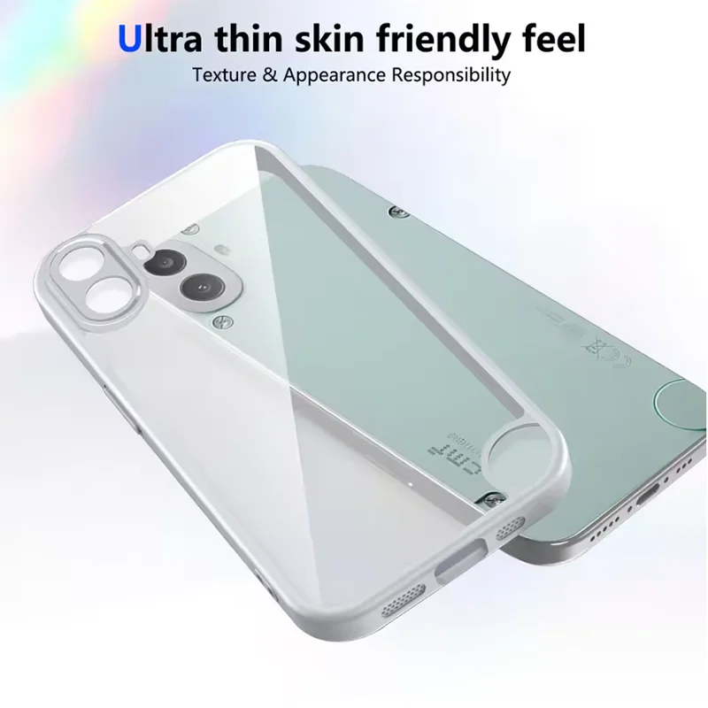 Enhanced Clear Matte Air Cushion Shockproof Silicone Bumper Phone Case