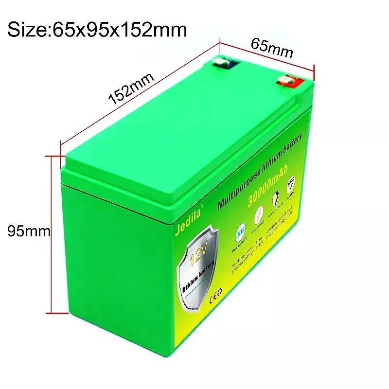 Rechargeable Battery New High-Capacity Lithium-Ion Rechargeable Battery Pack 12V 12800mah. Lt Can Be Used For Children's Car Toys Emergency Lamp