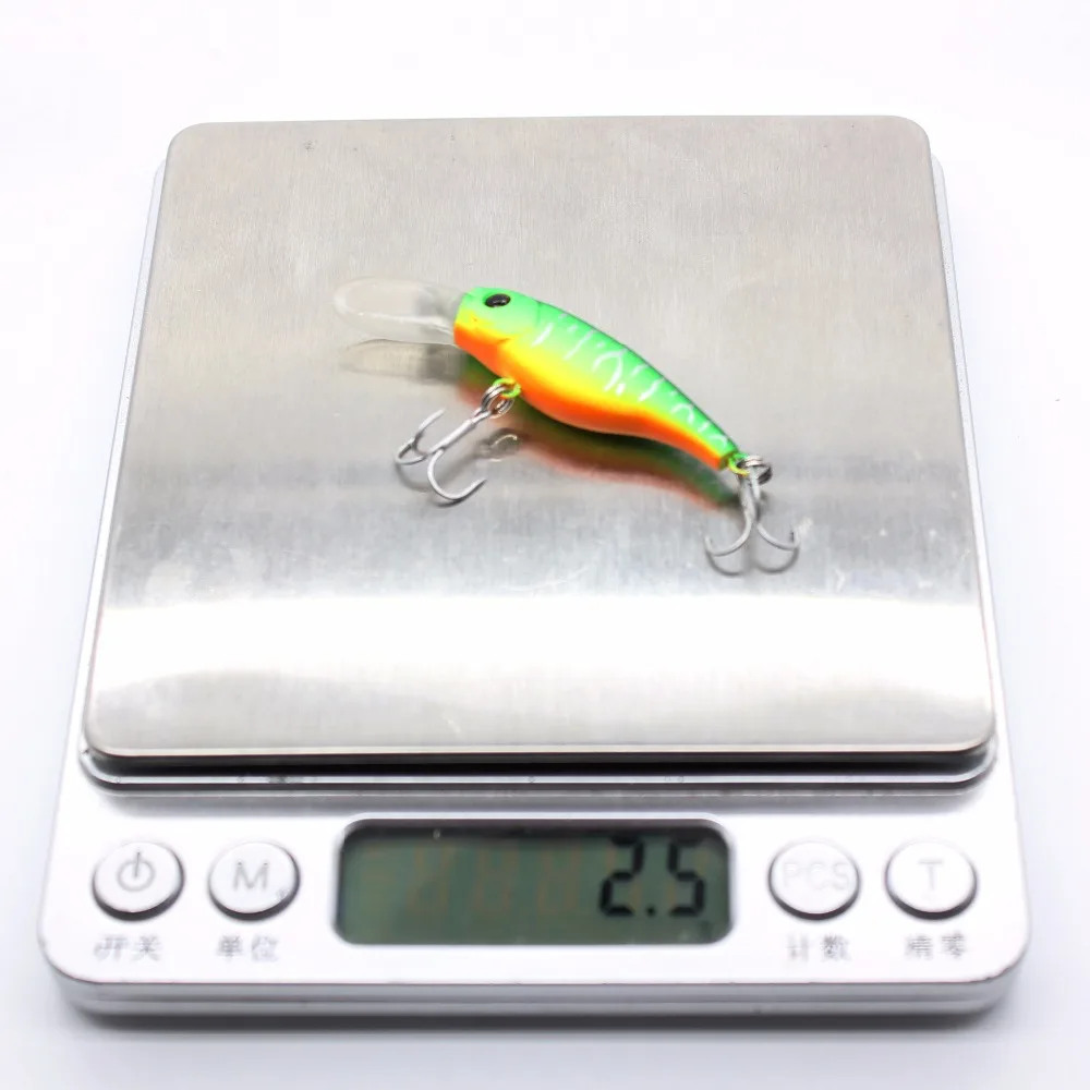 Description Picture 4 of itemSmall Floating Wobbler Jerkbait 40mm 2.5g Diving 0.8m Deep Small Minnow Shad Crank Lure Bass Trout Mackerel Boat Inshore Fishing
