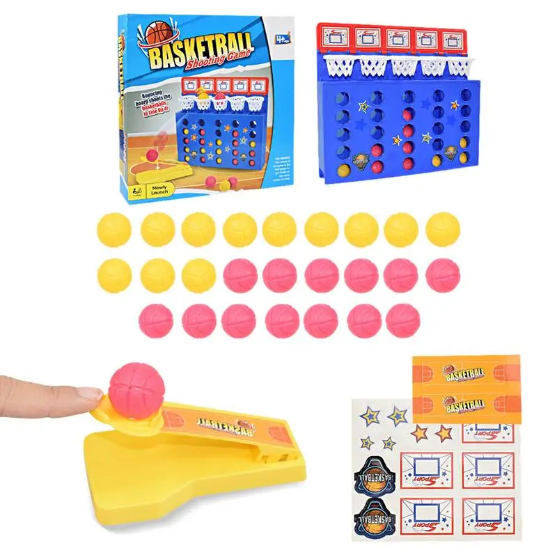 

Mini Basketball Game Finger Catapult Basketball Parent-Child Interactive Party Board Game For Adults Kids Family Party Favors