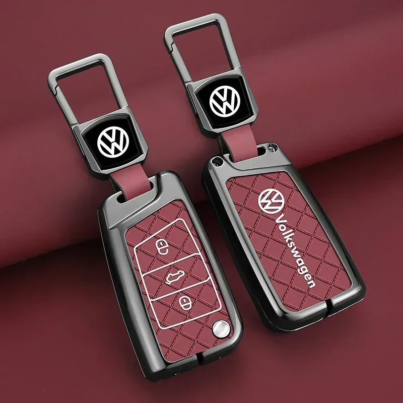 스타일링 몰딩 자동차 스티커 2026 핫 스타일링 몰딩 폭스바겐 VW 자동차 플립 키 케이스 커버 쉘 (폭스바겐 골프용)