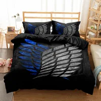 2023 New Titan Attack  Duvet Cover Set King Queen Double Full Twin Single Size Bed Linen Set 1