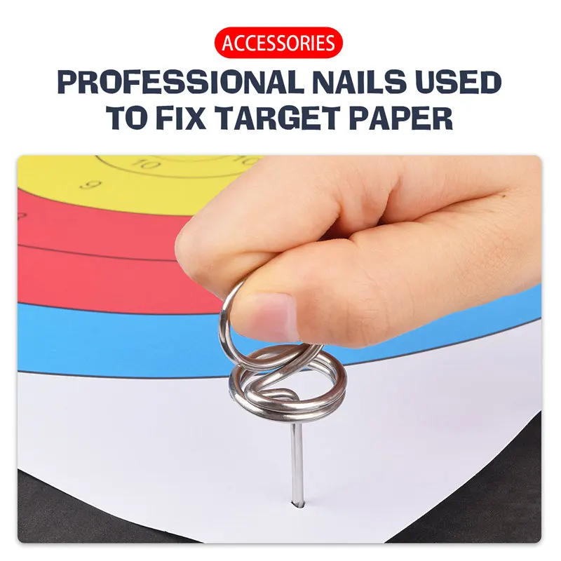 

4/6pcs Archery Target Pin Archery Target Shooting Pin On Target Paper