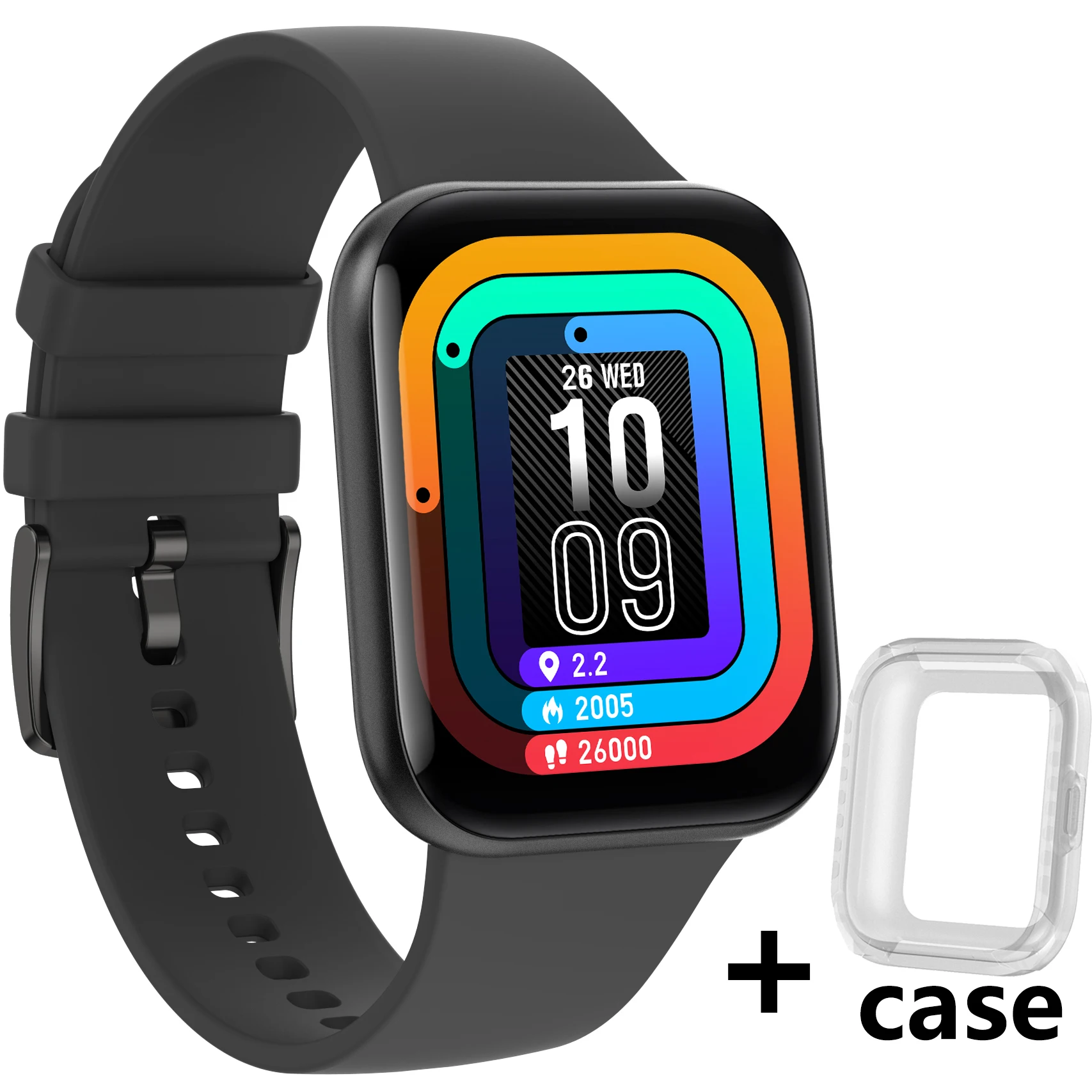 Reloj inteligente P25 con marco de aleación para hombre y mujer