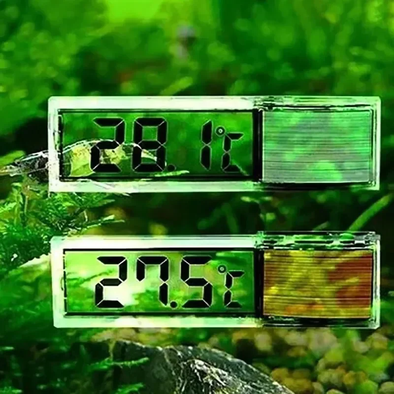 1 pièces thermomètre d'aquarium électronique LCD numérique mesure de la température du réservoir de poisson compteur de température accessoires d'aquarium