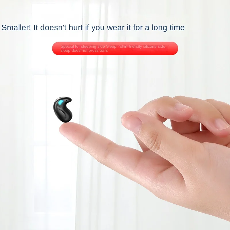 

Sleep TWS Bluetooth Earphones, Specially Designed for Side Sleepers Noise-Canceling In-Ear Bluetooth Earphones