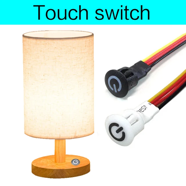 สวิตช์เซ็นเซอร์สัมผัส DC 5v 12v 24v ระยะห่างรู 10 มม. 13 มม. 16 มม. ไฟ LED สมาร์ทโฮม พร้อมหรี่ไฟ ติดตั้งแบบซ่อน สวิตช์สัมผัส 1