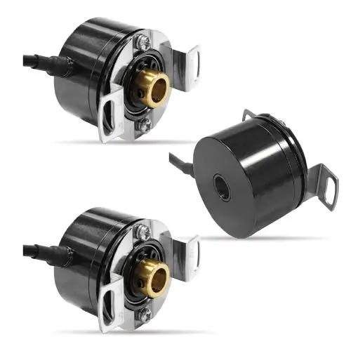 R36H Winkelsensor Analog 0-10 V 4-20 mA Ausgang Hohlwelle IP67 Hall-Effekt-Drehpotentiometer