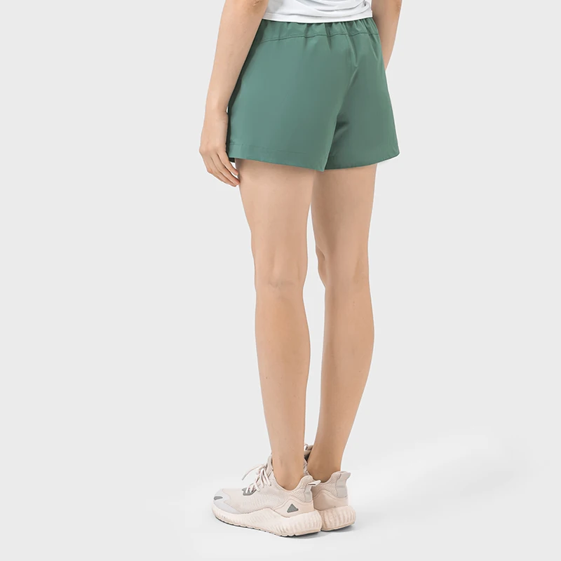 Women Shorts with Pockets High Waist 3 Point Loose Cool Quick Dry Light Weight GYM Athletic Yoga Running Daily Short Pants