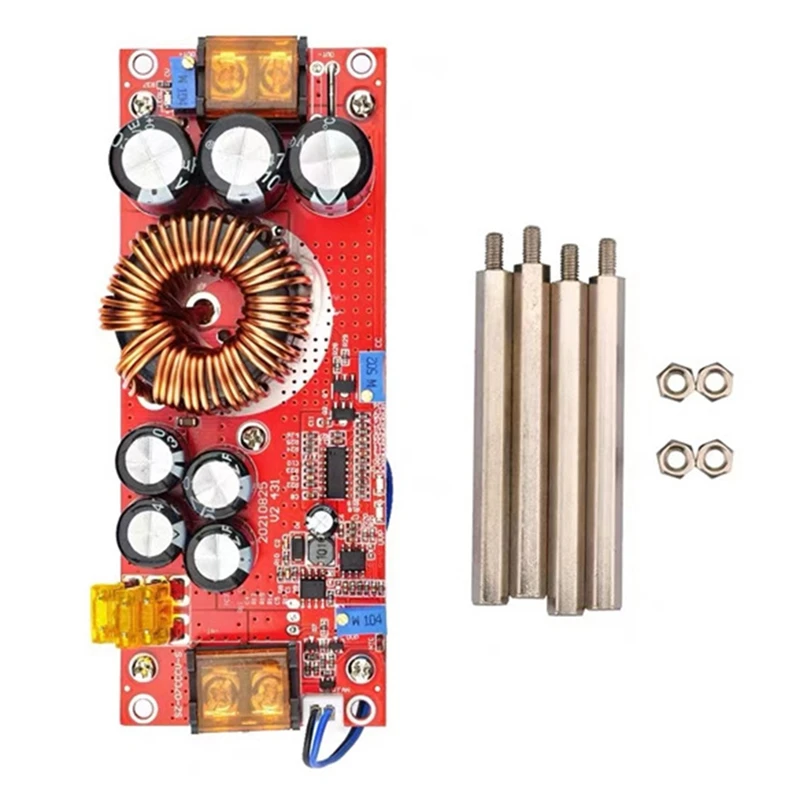 

1500 Вт обновление 1800 Вт DC-DC Boost, Повышающий Модуль питания DC10-60V 12-90 в, Регулируемый преобразователь напряжения, простая установка