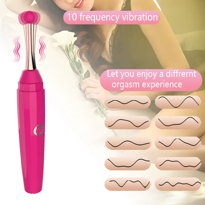 High Frequency G Spot Vibrator Powerful Stimulation Clitoris Vagina Massager Adult Female Nipple Masturbator For Women