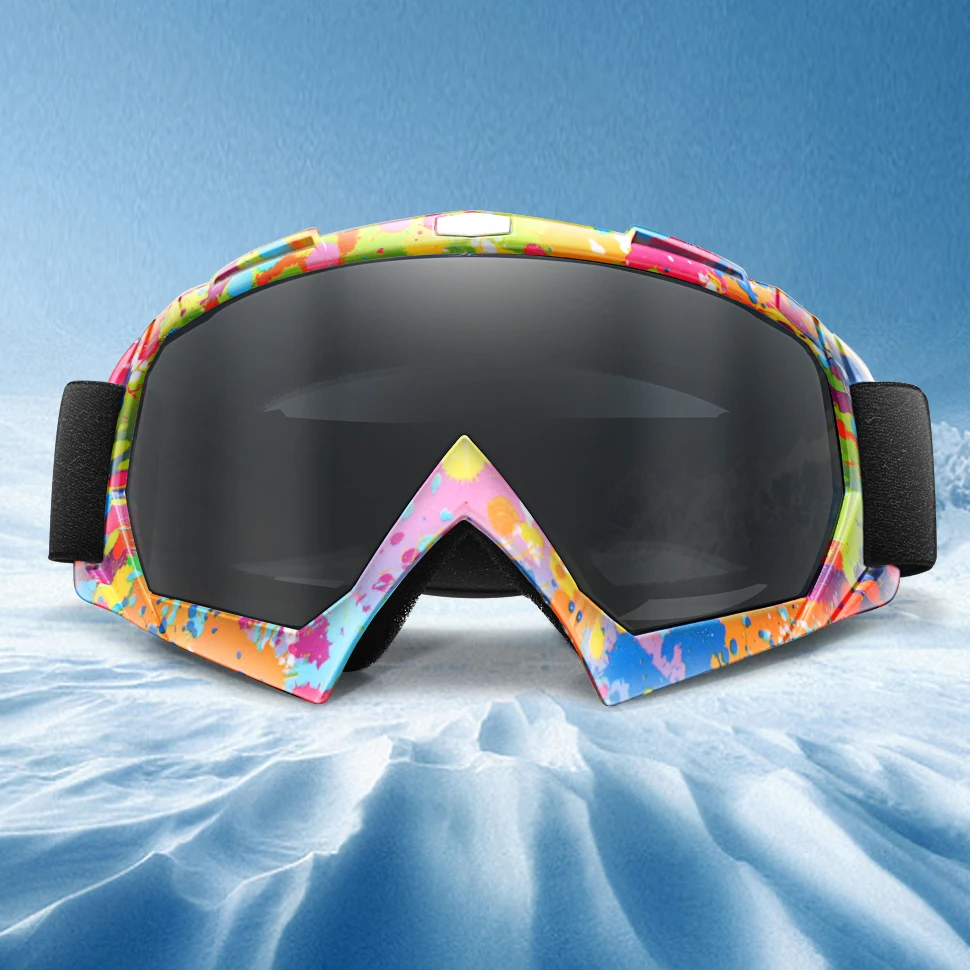 BRAND Double Layers Anti-Fog Ski Snow Goggles