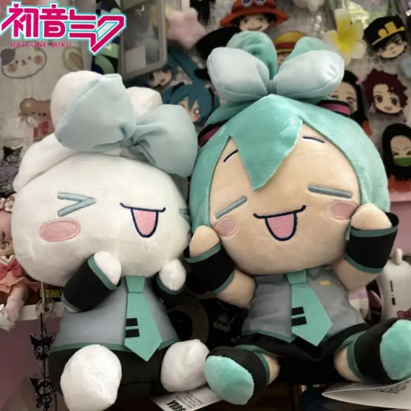 new-cute-sanrio-hatsune-miku-cinnamoroll-stuffed-toy-cartoon-pillow-action-doll-filled-kawaii-doll-children-christmas-gift-toys