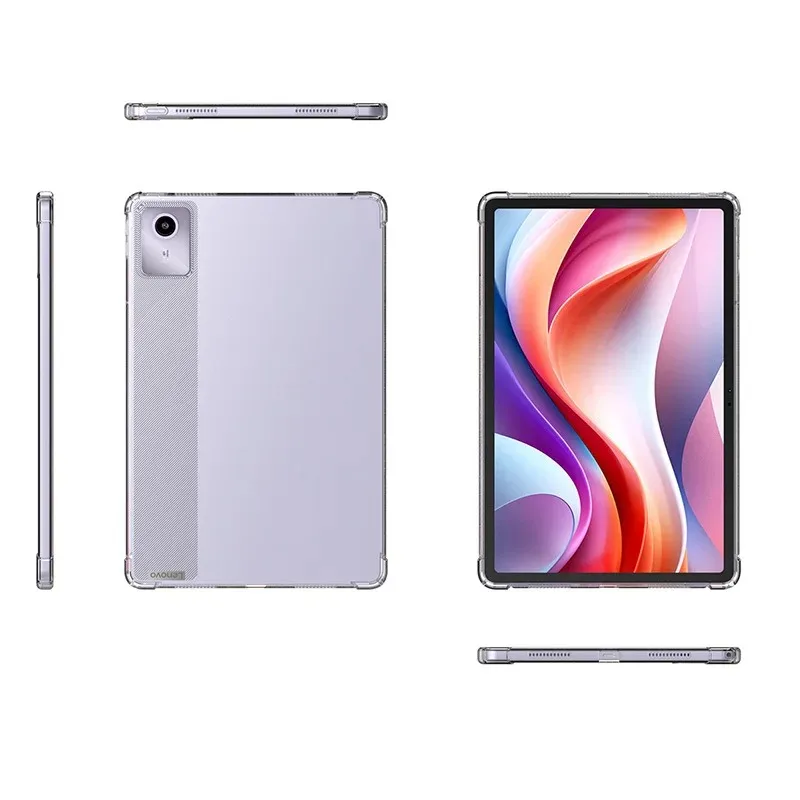 Transparent Soft Silicone TPU Tablet Case - Universal Fit
