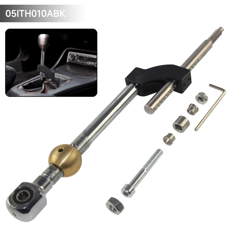 Cambio Corto Rapido Regolabile In Altezza Per Civic Integra Crx B16 B18 B20 D16 Nero