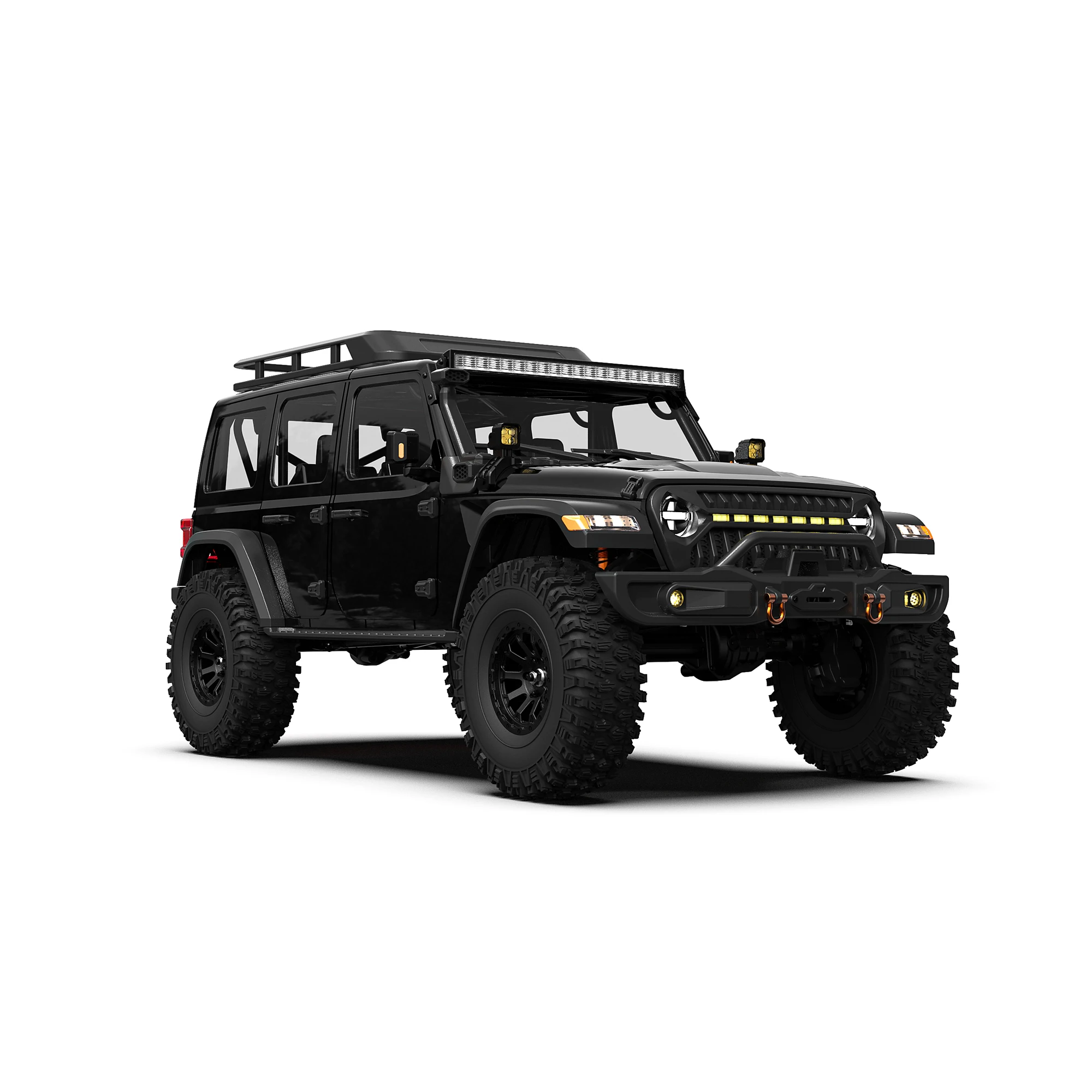 리라노 MK07 V2 에디션 1:7 랭글러 락 크롤러 RC카 듀얼 속도 전후방 차동장치 브러시리스 버전