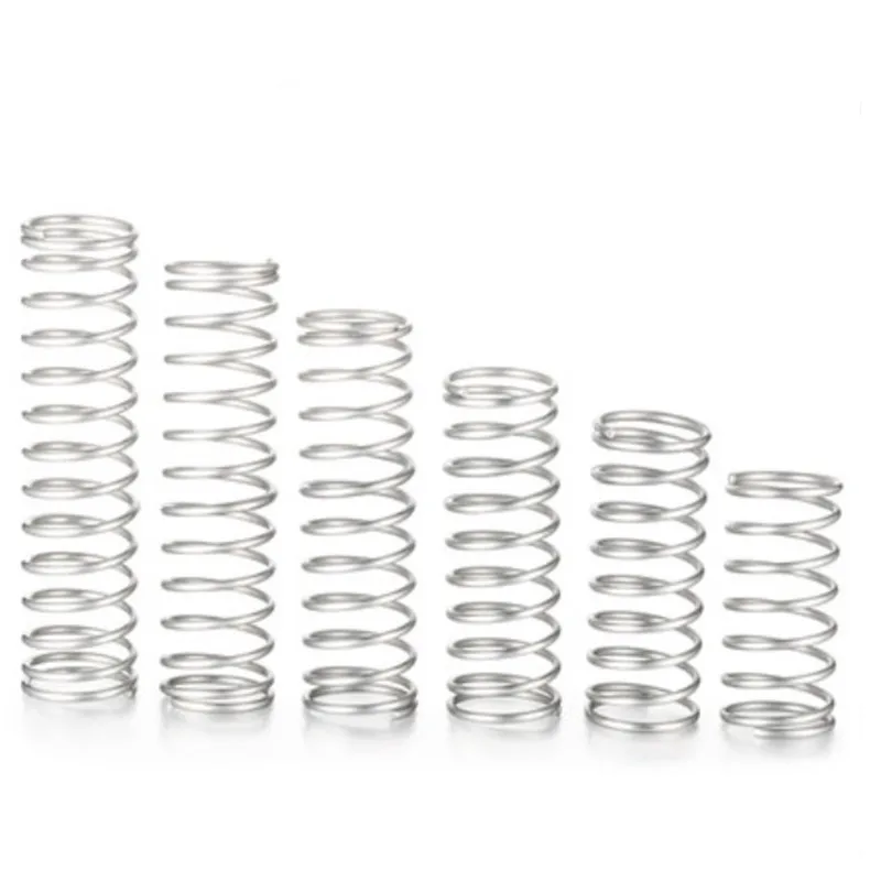 Compression Springs 20pcs/lot 0.2mm 0.3mm Stainless Steel Micro Small OD 2mm/3mm/4mm/5mm/6mm length 5mm to 50mm