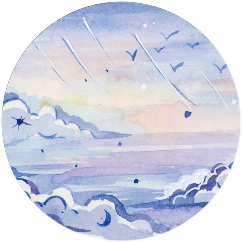 21 디자인 마스킹 Washi 테이프 하늘 구름 날씨 스크랩북 플래너 일본 장식 접착제 DIY 저널 일기 스티커 선물