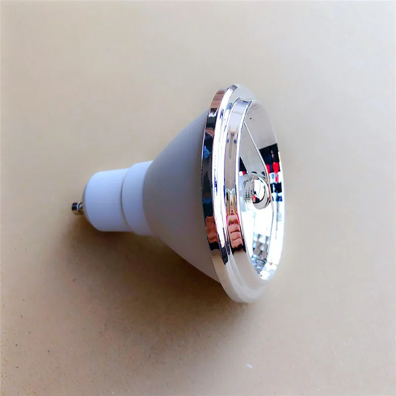 고출력 COB LED 스포트라이트 전구 램프, AC85-265 LED 오목한 천장 램프, 실내 조명, 따뜻한 차가운 흰색, GU10, 10W, AR70, GU10