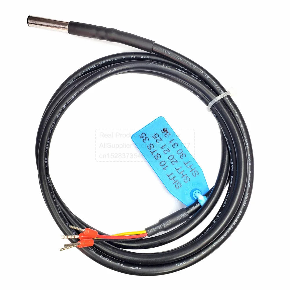 Temperature Sensor Probe Cable Stainless Steel Head Waterproof Humidity