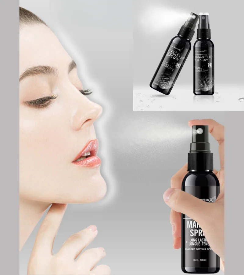 Makeup Setting Spray Professional lasting 60ml Waterproof Anti-sweat Oil Control Anti-halo Dyeing Formula Matte Makeup