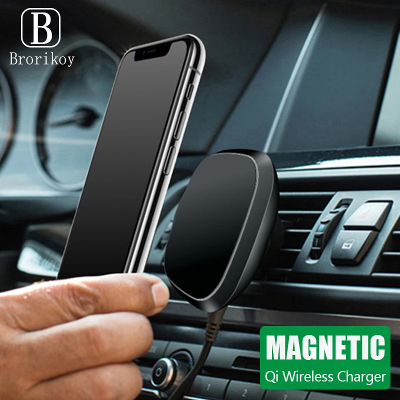 Car Wireless Charger Stand For Iphone 12 Samsung Huawei Xiaomi